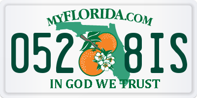 FL license plate 0528IS