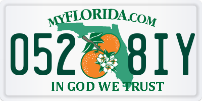FL license plate 0528IY