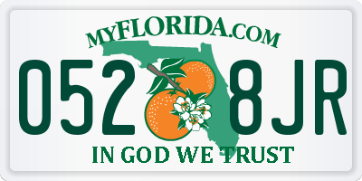 FL license plate 0528JR