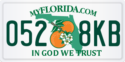 FL license plate 0528KB
