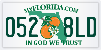 FL license plate 0528LD