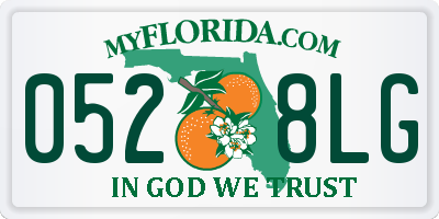 FL license plate 0528LG