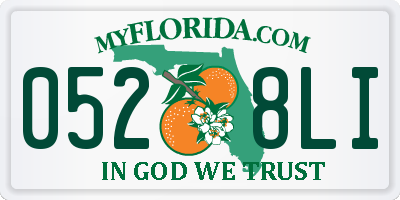 FL license plate 0528LI