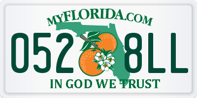 FL license plate 0528LL
