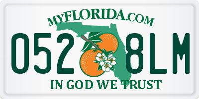 FL license plate 0528LM
