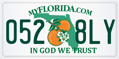 FL license plate 0528LY
