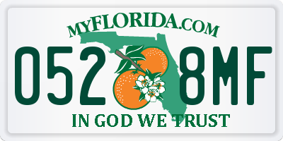 FL license plate 0528MF