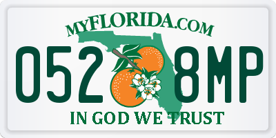 FL license plate 0528MP