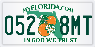 FL license plate 0528MT