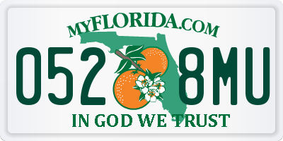 FL license plate 0528MU