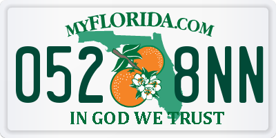 FL license plate 0528NN