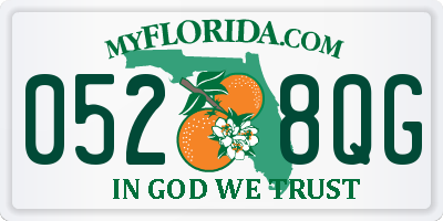 FL license plate 0528QG