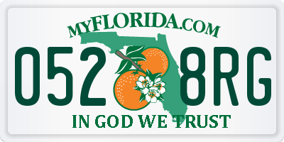 FL license plate 0528RG