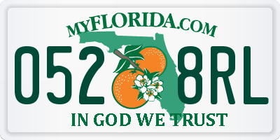 FL license plate 0528RL