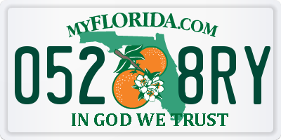 FL license plate 0528RY