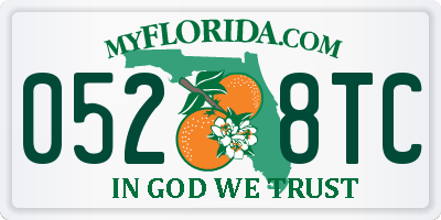 FL license plate 0528TC