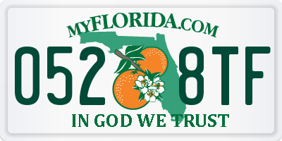 FL license plate 0528TF