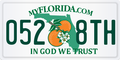 FL license plate 0528TH