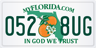 FL license plate 0528UG
