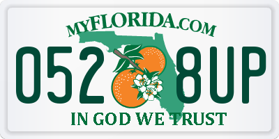 FL license plate 0528UP