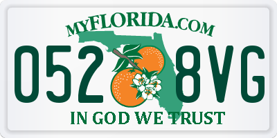 FL license plate 0528VG