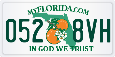 FL license plate 0528VH
