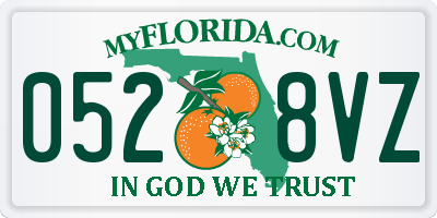 FL license plate 0528VZ