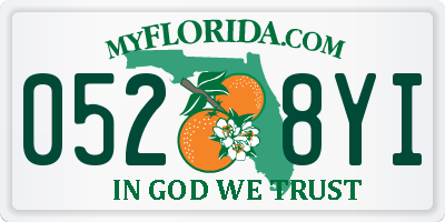 FL license plate 0528YI