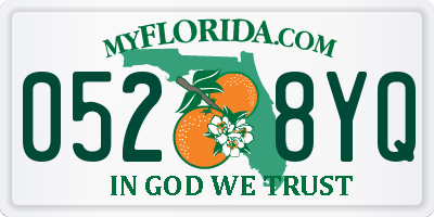 FL license plate 0528YQ