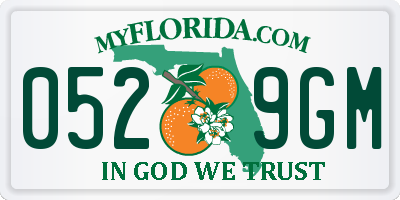 FL license plate 0529GM