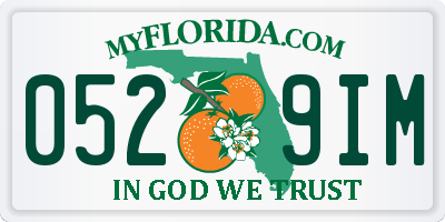 FL license plate 0529IM