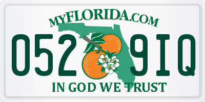 FL license plate 0529IQ
