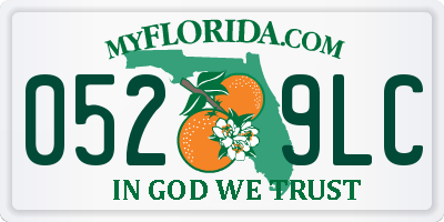 FL license plate 0529LC
