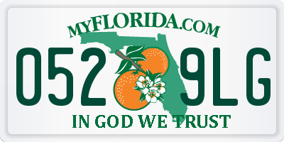 FL license plate 0529LG