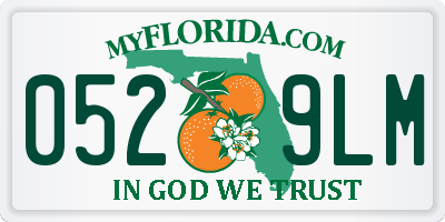 FL license plate 0529LM