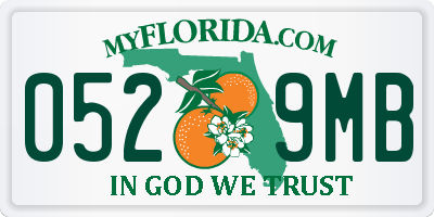 FL license plate 0529MB