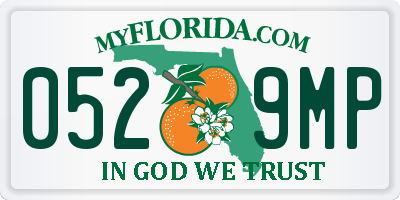 FL license plate 0529MP