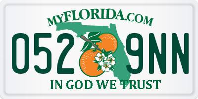FL license plate 0529NN