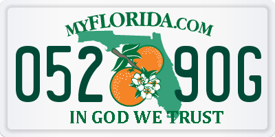FL license plate 0529OG