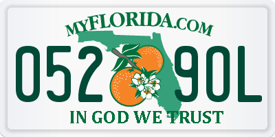 FL license plate 0529OL