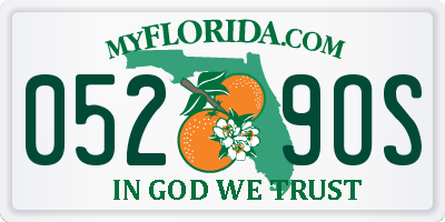 FL license plate 0529OS