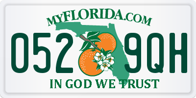FL license plate 0529QH