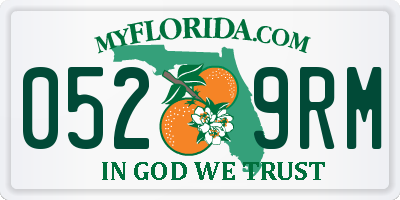 FL license plate 0529RM