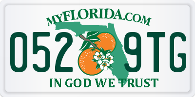 FL license plate 0529TG