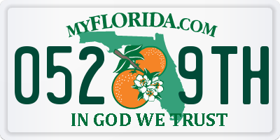 FL license plate 0529TH