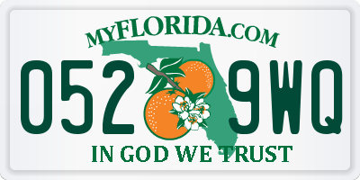 FL license plate 0529WQ