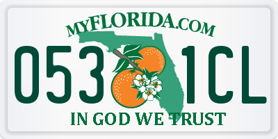 FL license plate 0531CL