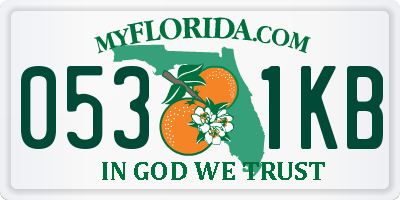 FL license plate 0531KB