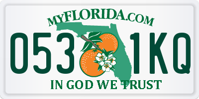 FL license plate 0531KQ