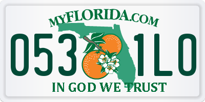 FL license plate 0531LO
